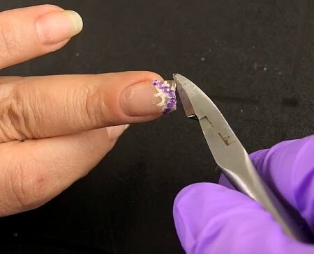 Как снять акрил с ногтей