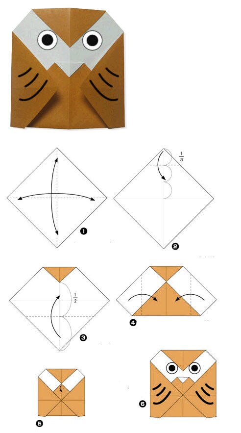 Маски оригами инструкция по их поделке